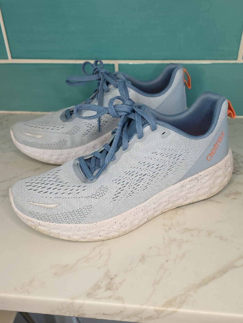 Aetrex DANIKA ARCH SUPPORT in Light Blue Size 10